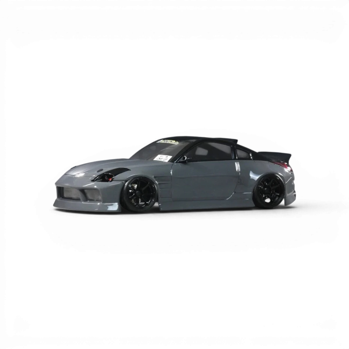 Carrosserie Nissan Z33 350Z Fairlady Z Drift Line Pandora RC, modèle réduit de voiture de drift, en détail.
