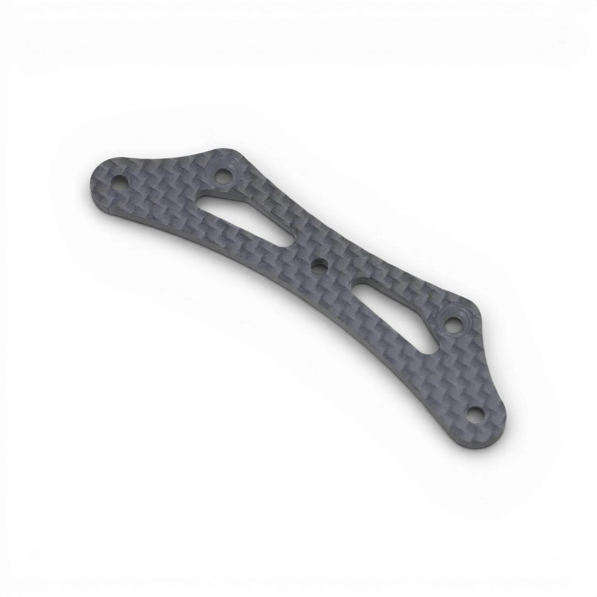 Pare-choc en carbone pour MD2.0 de Team Yokomo, pièce détachée pour modélisme RC, visible avec finition noire et structure légère.