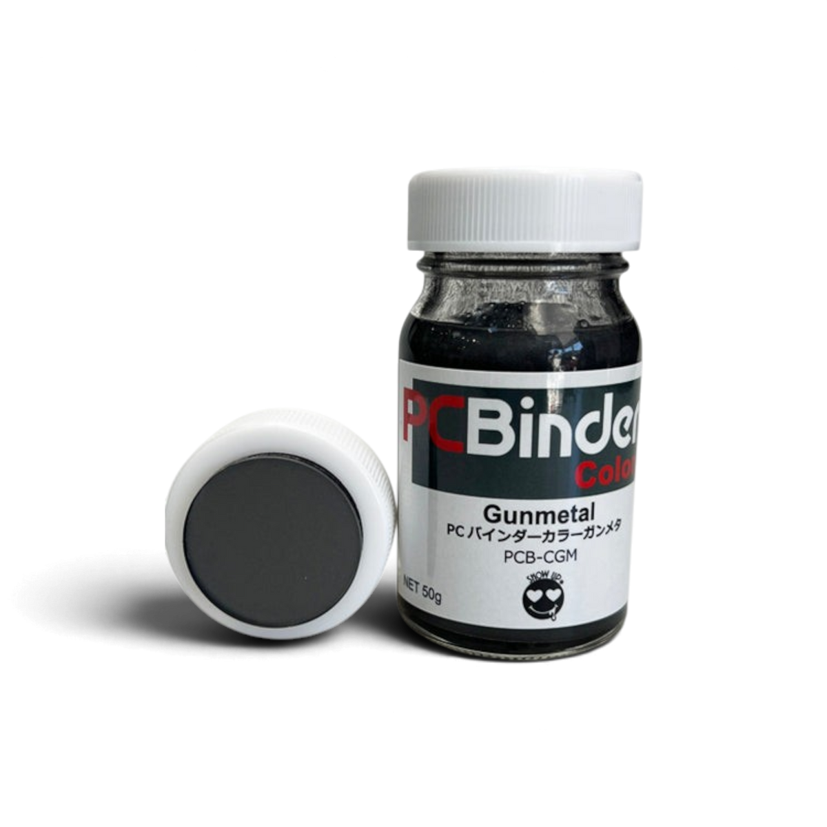 Pinceau tout en un Show UP PCBinder en métal gun metal, peinture pour projets créatifs, finition élégante et durable.