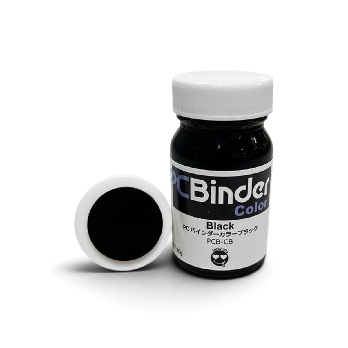 Classeur PCBinder peinture tout en un noir de la marque Show UP, avec couverture en plastique et fermeture à clips.