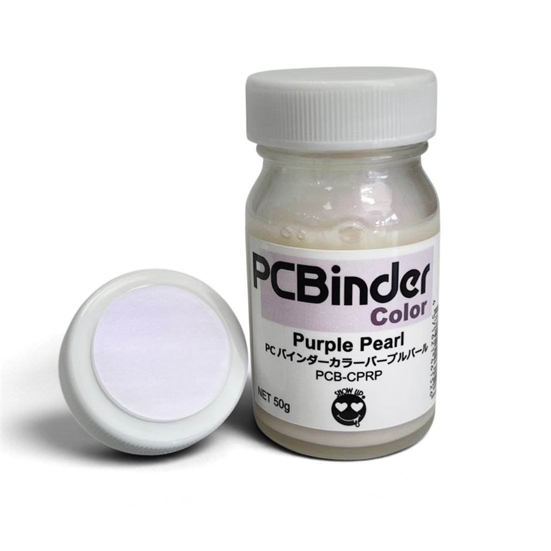 Pochette PCBinder peinture tout en un violet perle de la marque Show UP, avec fermeture et design élégant.