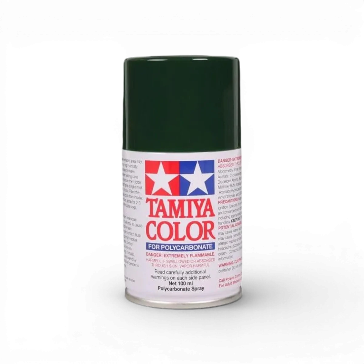Peinture Lexan PS9 vert de Tamiya, peinture en spray pour carrosserie en plastique transparente, finition brillante.