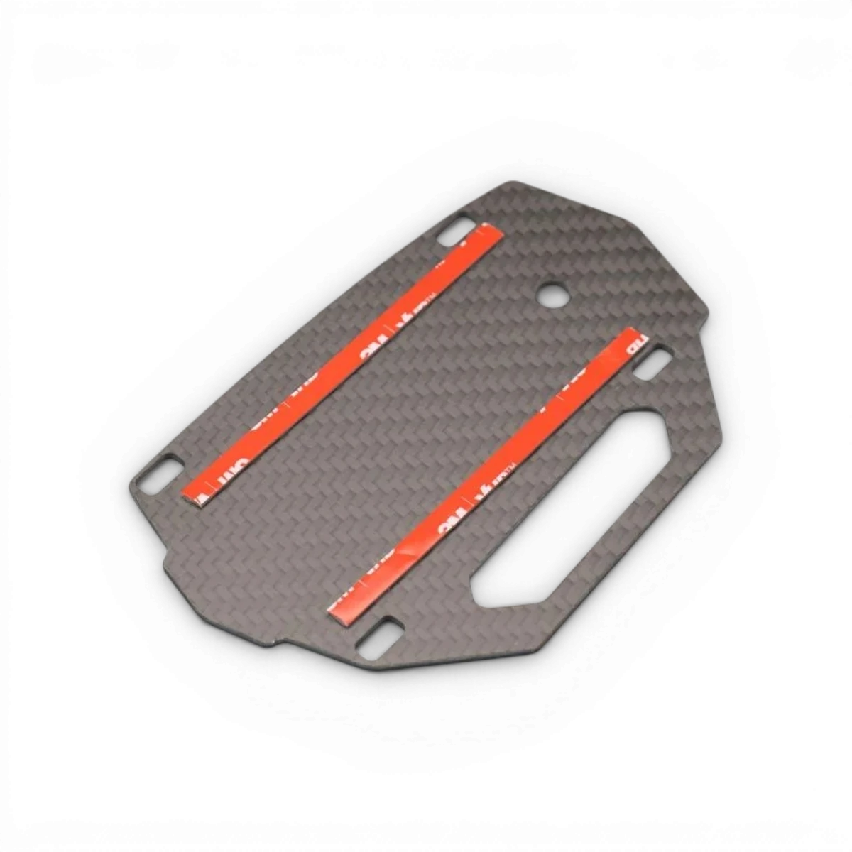 Plaque anti-basculement pour contrôleurs Sanwa M17/M17S, compatible KaizenRC, en plastique noir avec fixation visible.