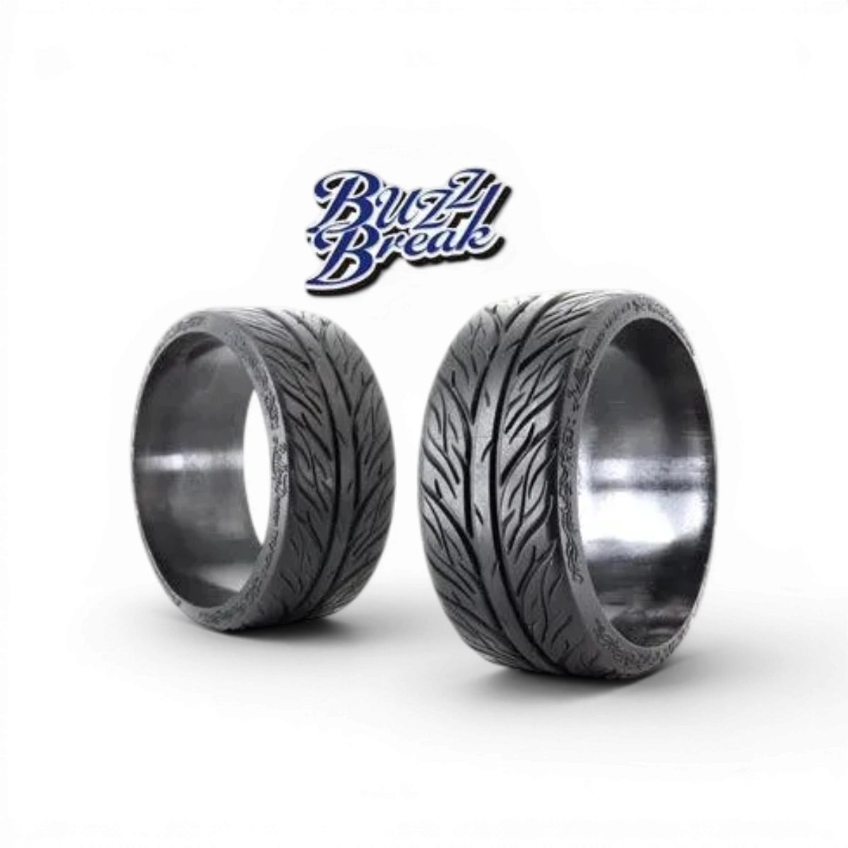 Roue de drift BuzzBreak DRIFT STAR Rolling Dancer avec design coloré pour voitures radiocommandées, vue de face.