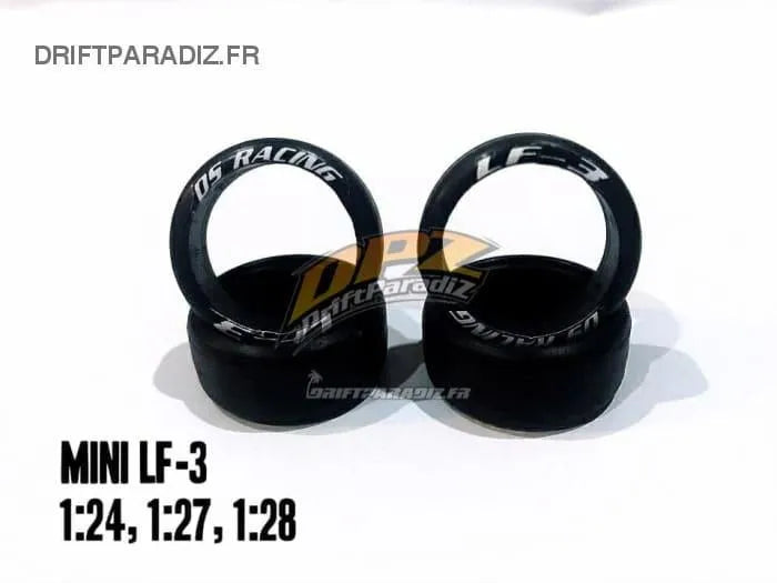 Pneus MiniZ LF-3 - 8.5mm narrow (4pcs) - DS Racing - DriftParadiZ