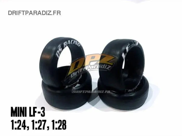 Pneus MiniZ LF-3 - 8.5mm narrow (4pcs) - DS Racing - DriftParadiZ
