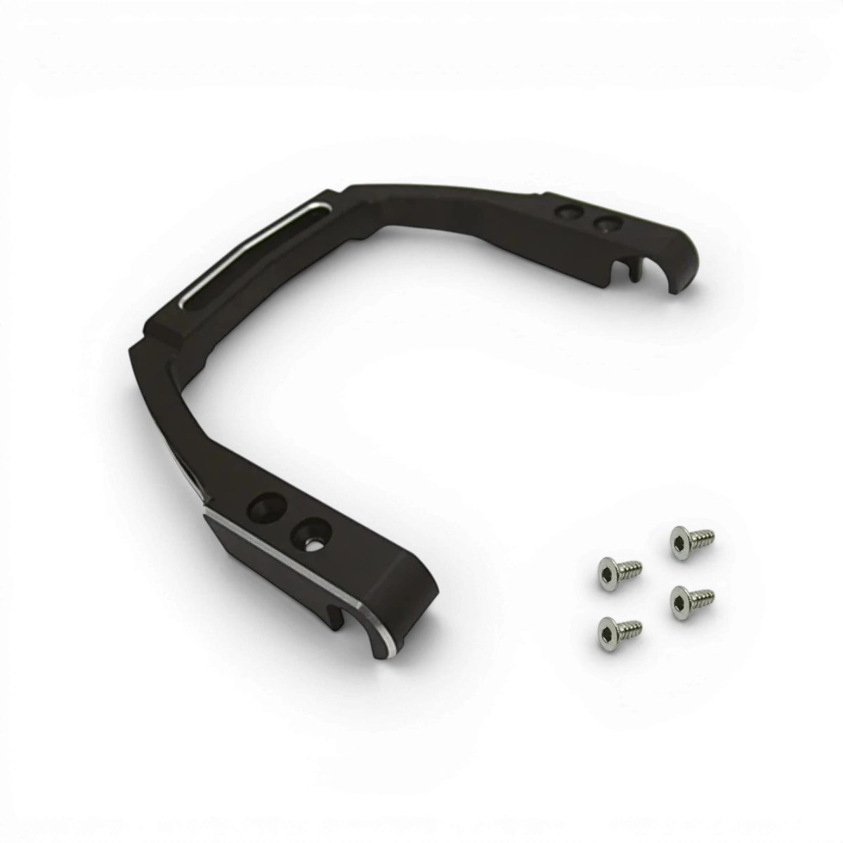 Poignée en aluminium pour manette Sanwa M17/M17S, accessoire de jeu robuste et léger, adaptée pour amélioration de la prise en main.
