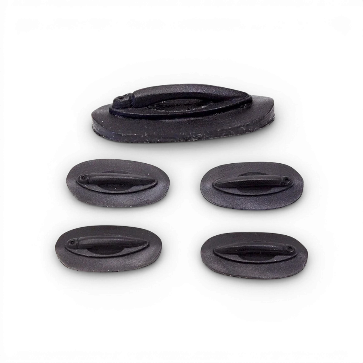 Poignée de porte 3 de la marque Src Sideways RC, accessoire pour personnalisation de porte, en métal noir avec finition lisse.