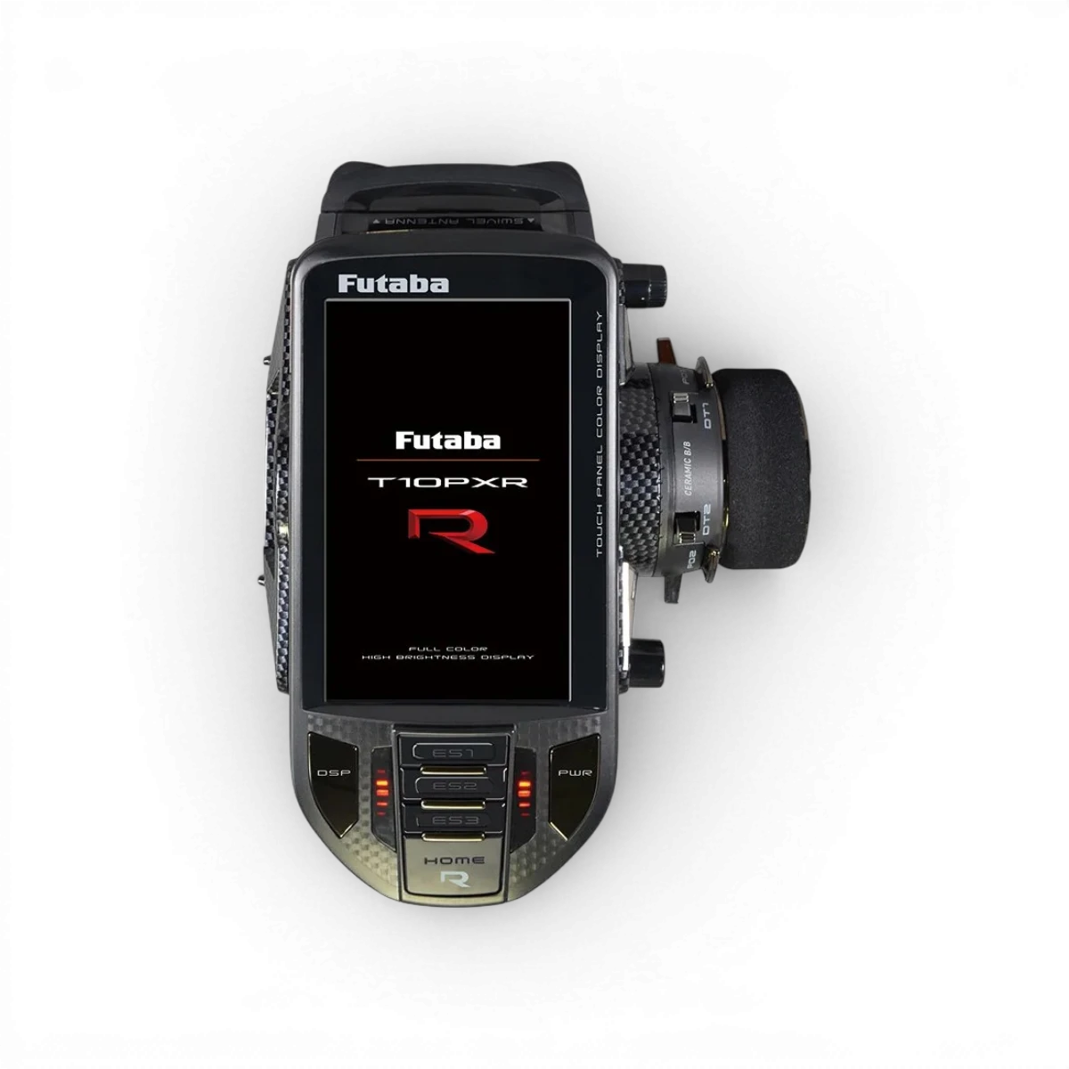 Radio Futaba 10PXR avec récepteur R404SBS-E, système électronique de télécommande pour modélisme.