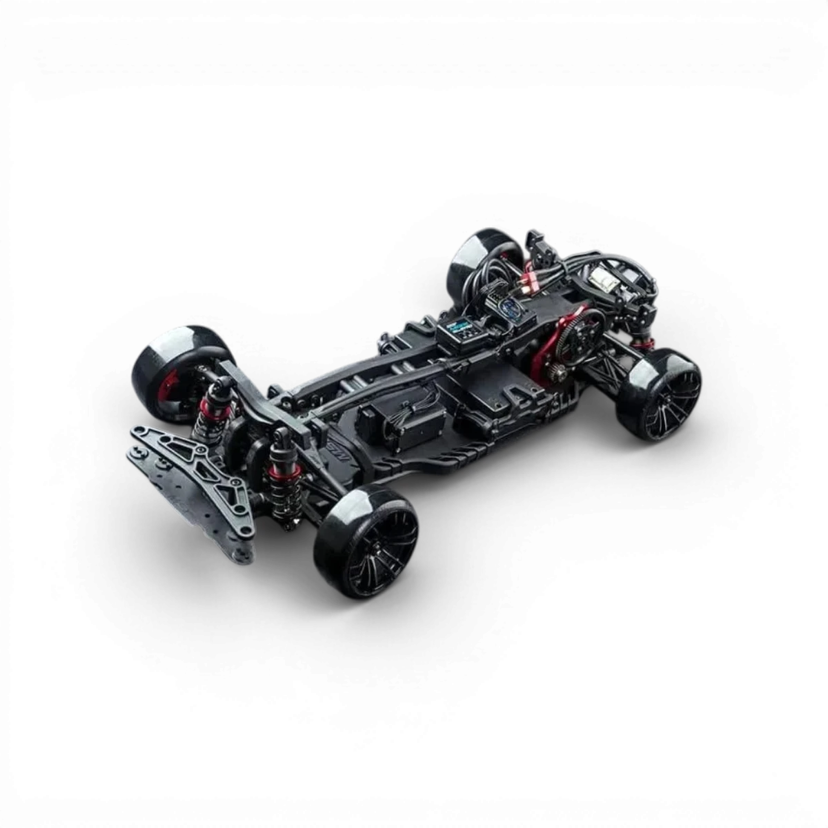 Voiture RC drift brushless Max Speed Technology RMX 2.5 RTR BMW E30 rouge candy, vue de côté avec détails de carrosserie.