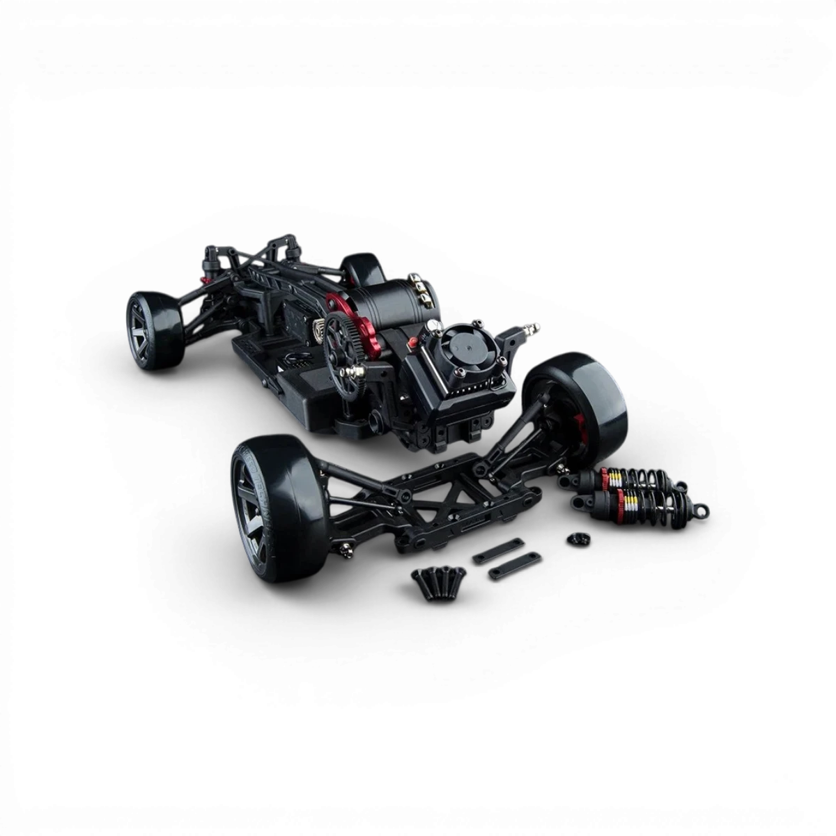 Voiture RC Drift Max Speed Technology RMX 4 RTR 86RB brushless sensored, prête à rouler, vue de l'ensemble avec détails de la carrosserie