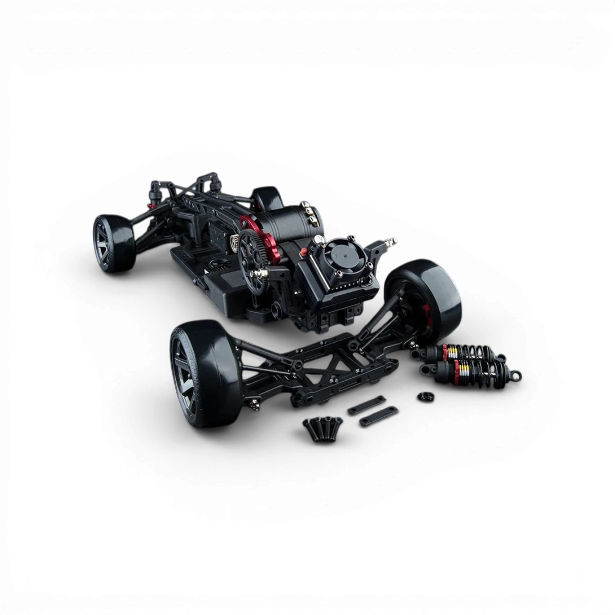 Voiture RC Drift Max Speed Technology RMX 4 RTR LP56, électrique brushless sensored, prête à rouler, vue de côté.