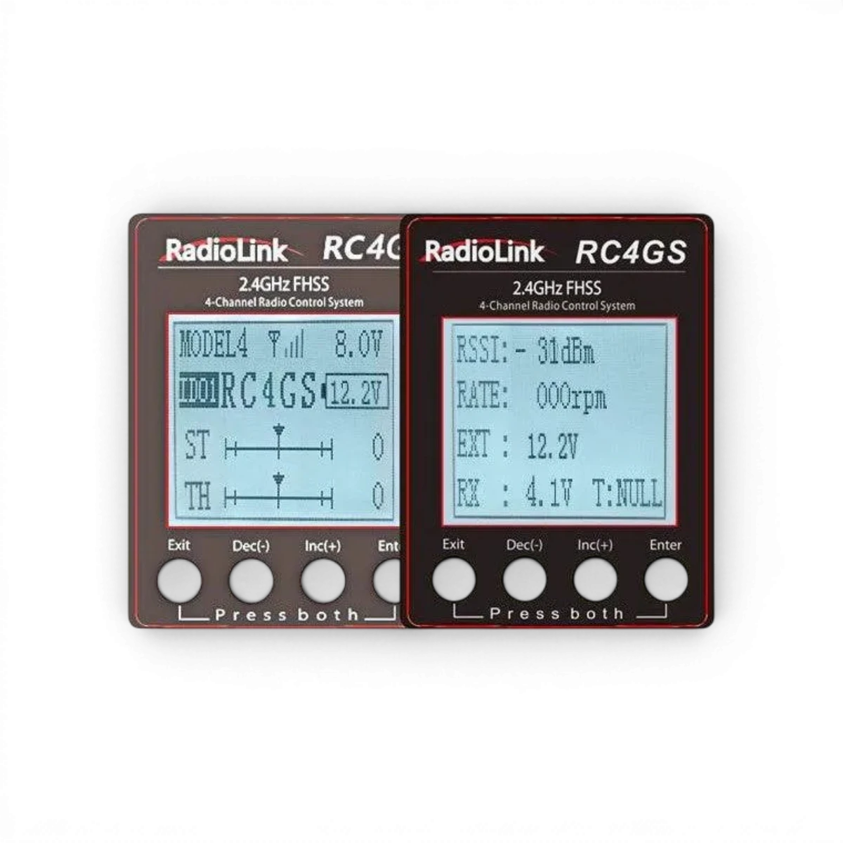 Télécommande RC4GS V3 4 canaux avec récepteur R6FG et gyro intégré, électronique RadioLink pour radiocommande RC.