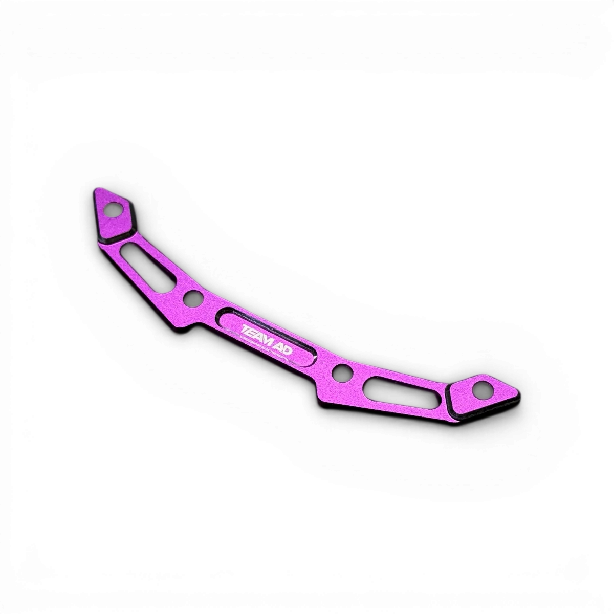 Renfort de support de carrosserie avant en aluminium de la marque TEAM AD, solide et léger pour véhicule.