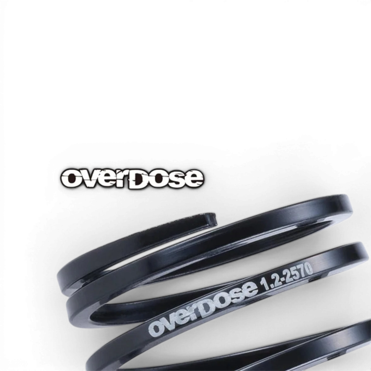 Ressorts drift d’amortisseurs Overdose 4Edge 1.2-2575, carré Ø1.2, 7,5 spires, 25mm, pièces détachées pour voiture.