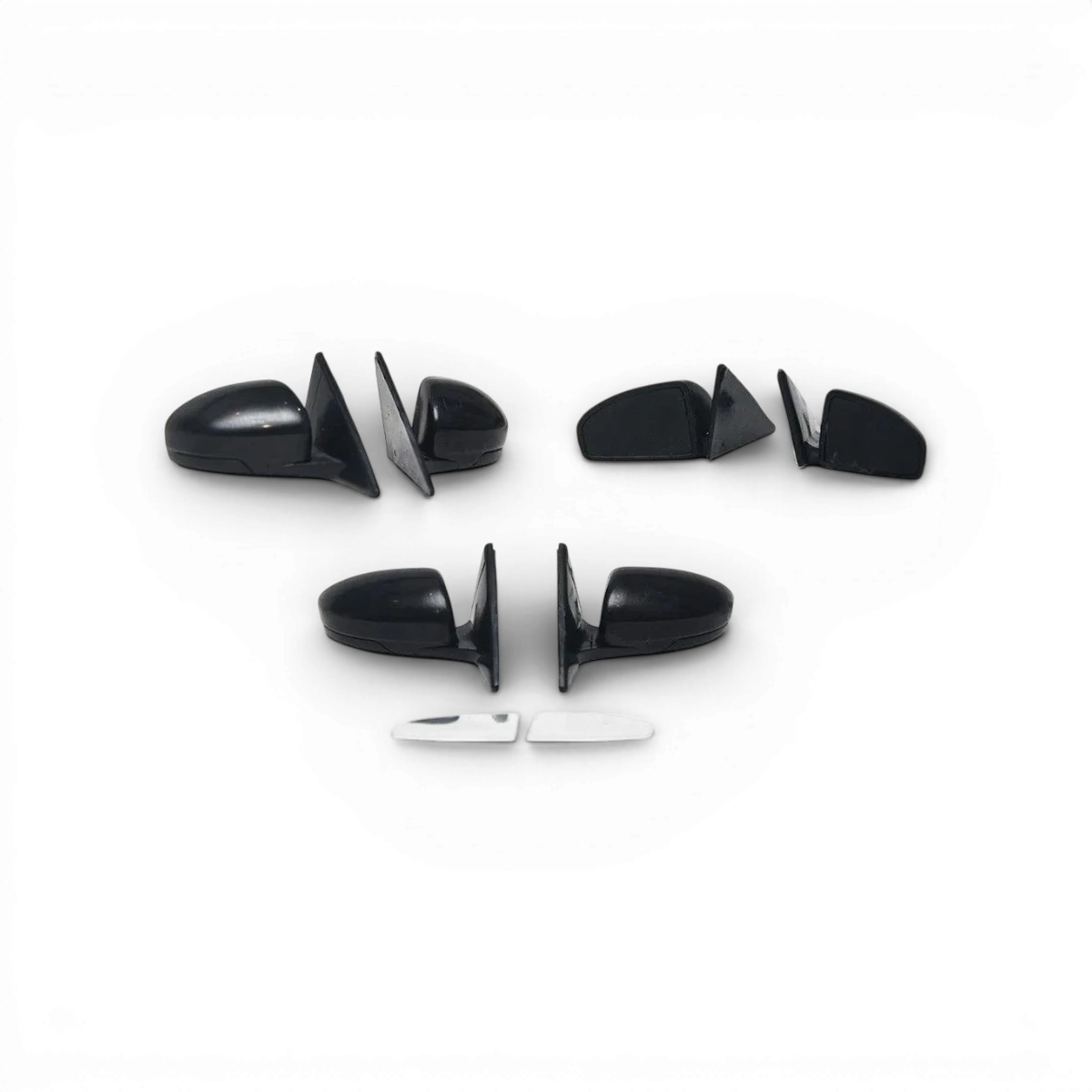 Rétroviseurs style 6 pour RC, design personnalisé de la marque Src Sideways, en plastique noir avec fixation solide.