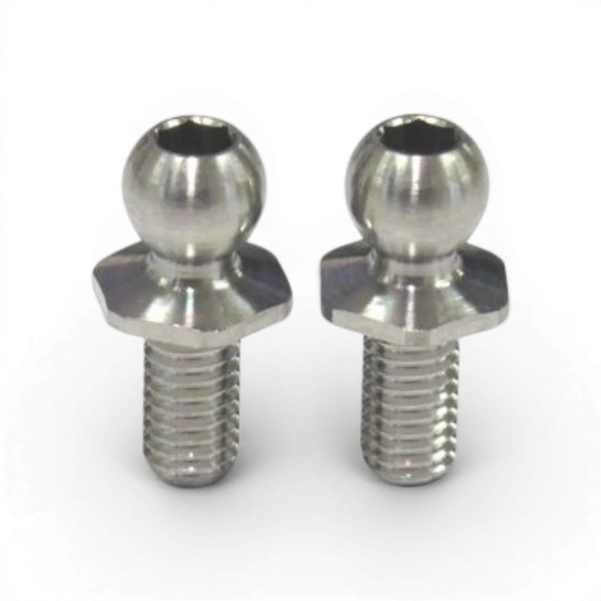 Rotule en titane haute précision Team Reve D, pièce détachée pour ajustements précis, taille SN, visible avec détails métalliques.