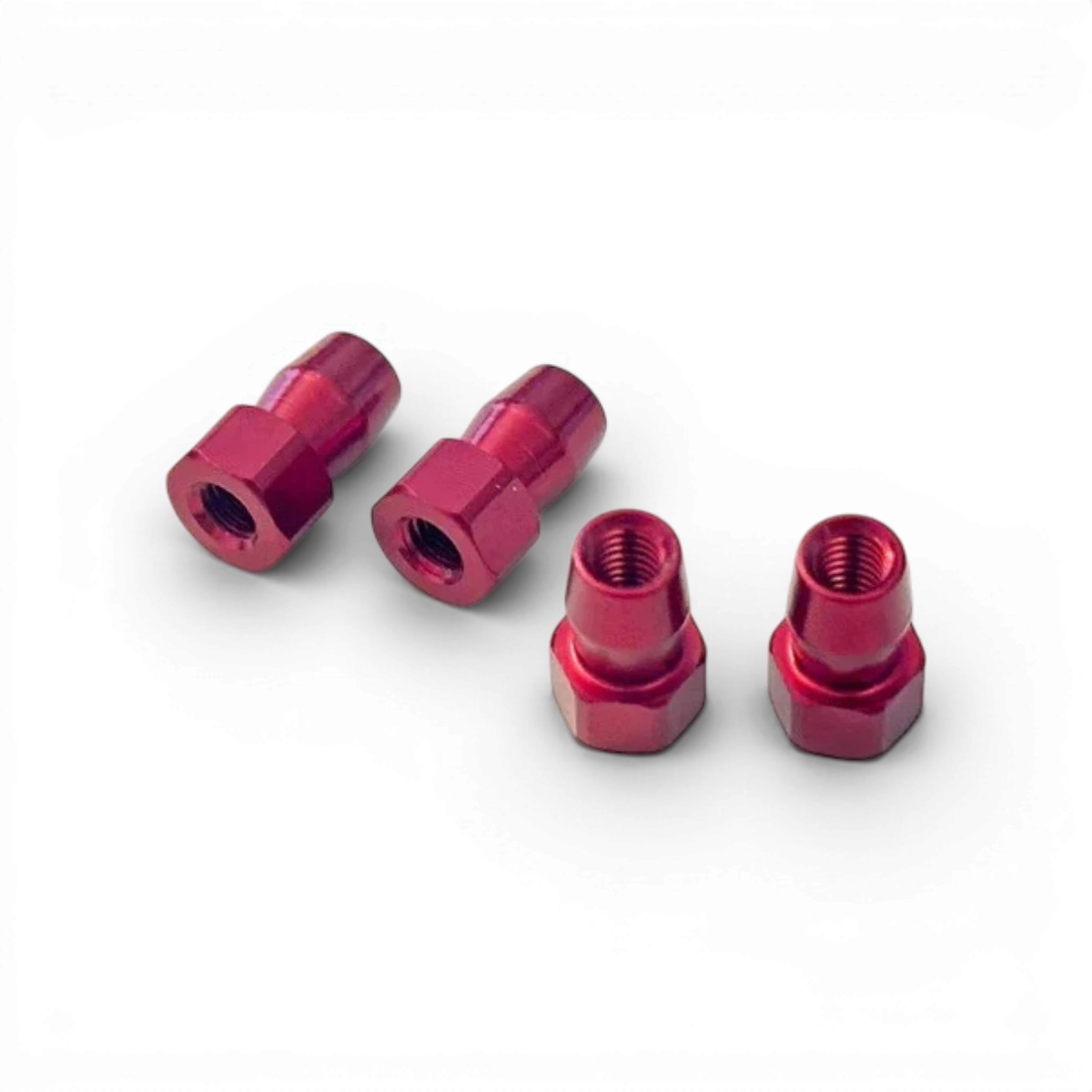 Rotules de 4,8 mm pour bouchon amortisseur en aluminium, pièce détachée de la marque SHIBATA, visible sur l'image.