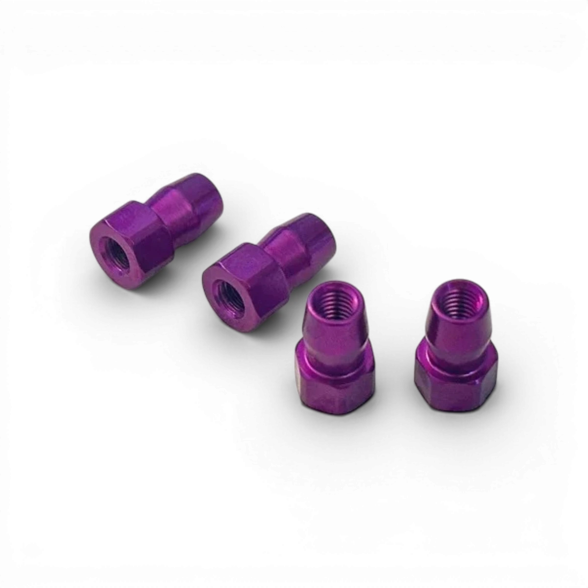 Rotules de 4,8 mm pour bouchon amortisseur en aluminium, pièce détachée de la marque SHIBATA, visible sur l'image.