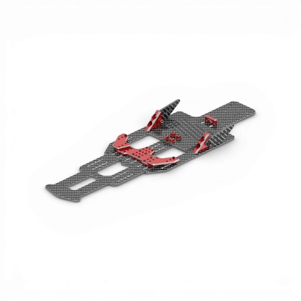 Convertisseur de platine inférieure de couleur rouge pour Shark, compatible avec RhinoRacing RR 800R.