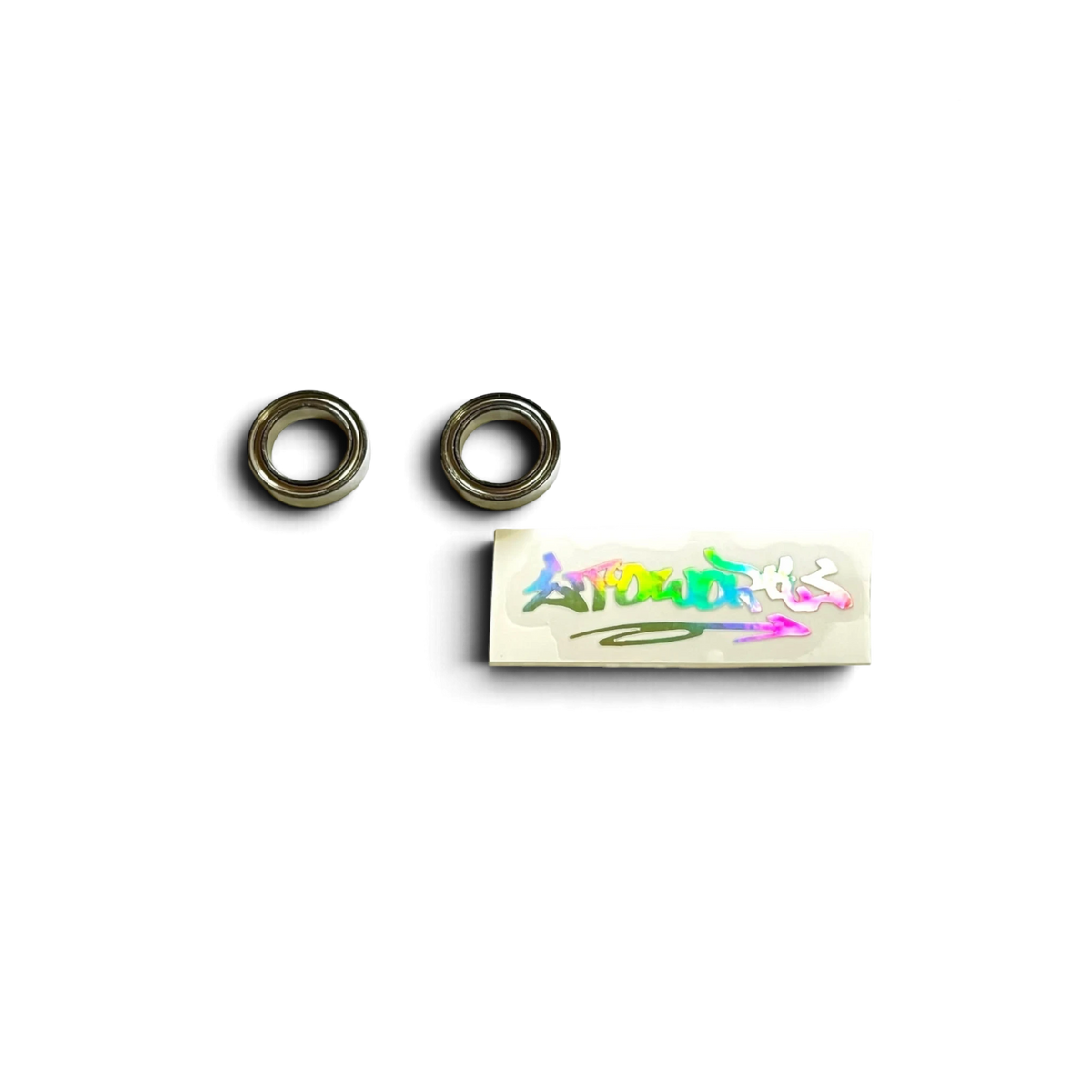Roulement haute précision NSK 1510, 10x15x4 mm, montrant la bague intérieure, extérieure et les billes pour applications industrielles