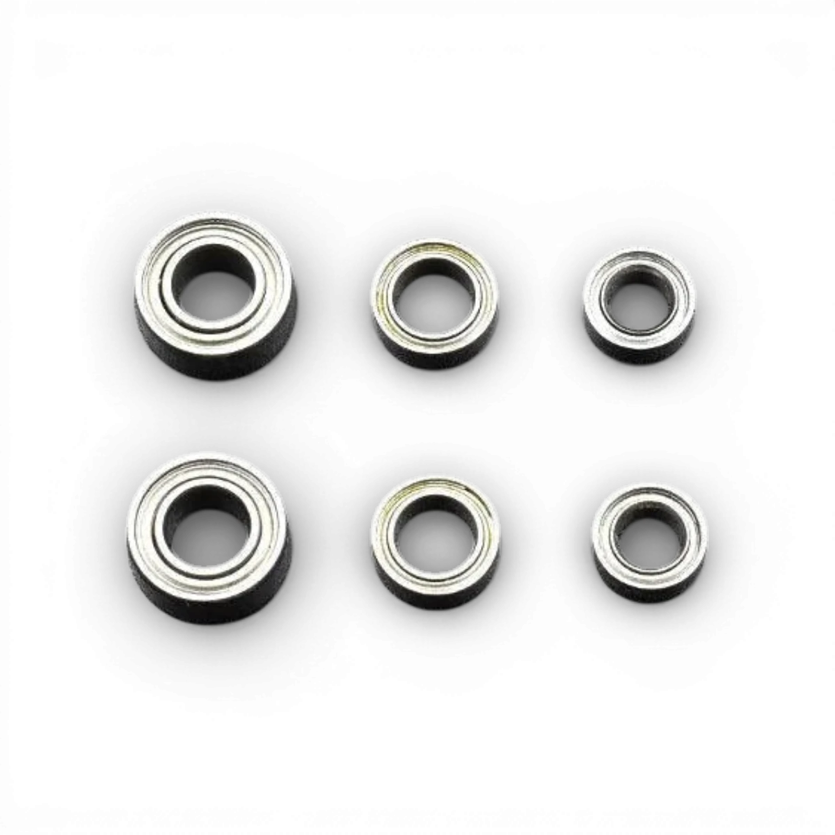 Deux roulements de 10x6x3 mm de la marque Team Reve D, pièces détachées pour machines ou véhicules, visibles en image.