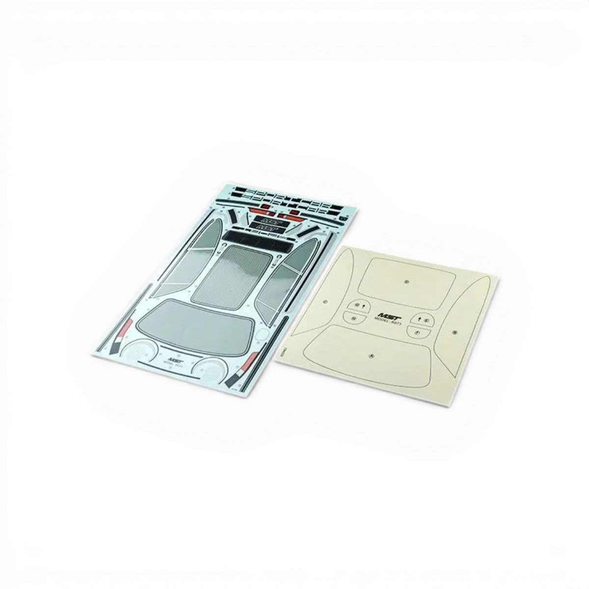 Carrosserie RS73 de Max Speed Technology, design détaillé et finition précise pour voiture RC, vue en gros plan.