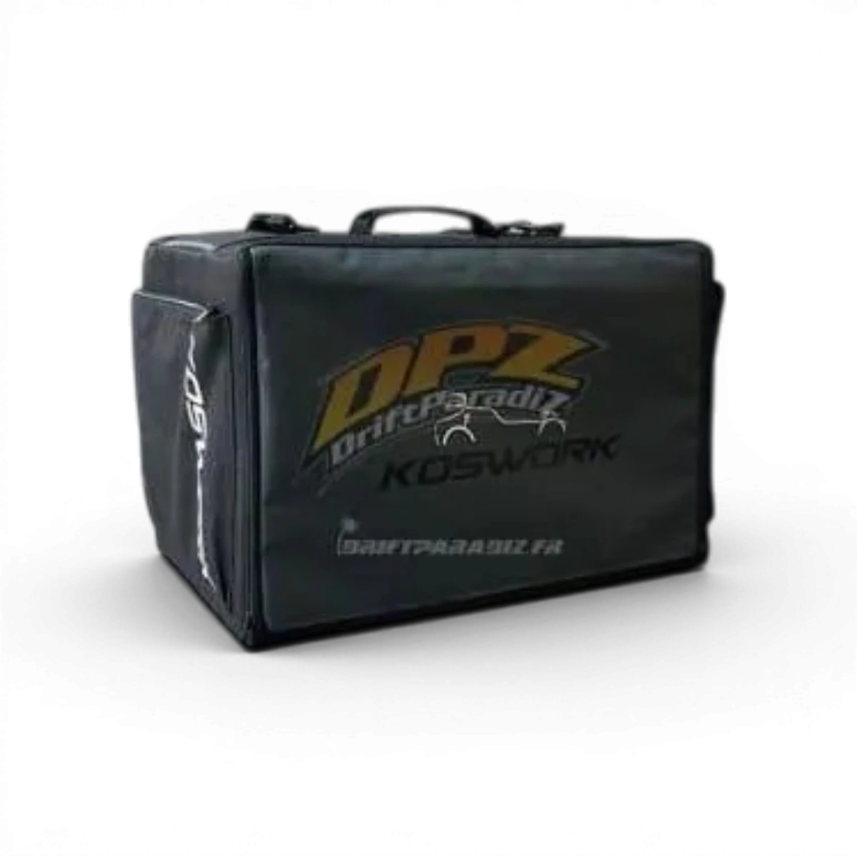 Sac de transport compact pour voitures RC 1:10 avec 3 torroirs, marque Koswork, dimensions 560x340x360mm.