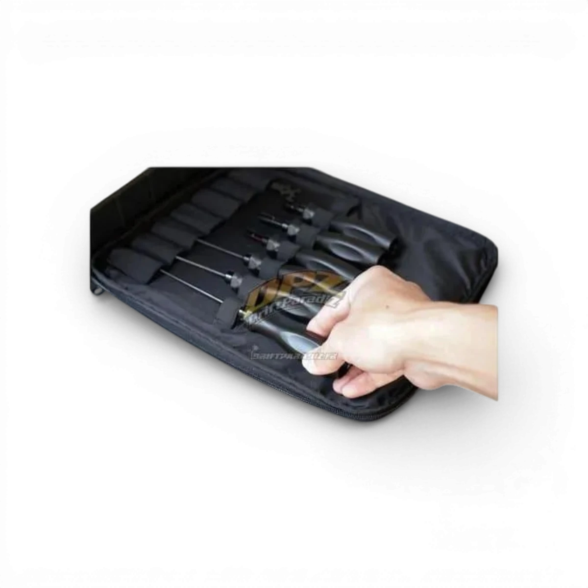 Sac de transport Koswork 1:10, accessoire robuste en tissu avec poignées, dimensions 570x260x310mm, idéal pour outils.