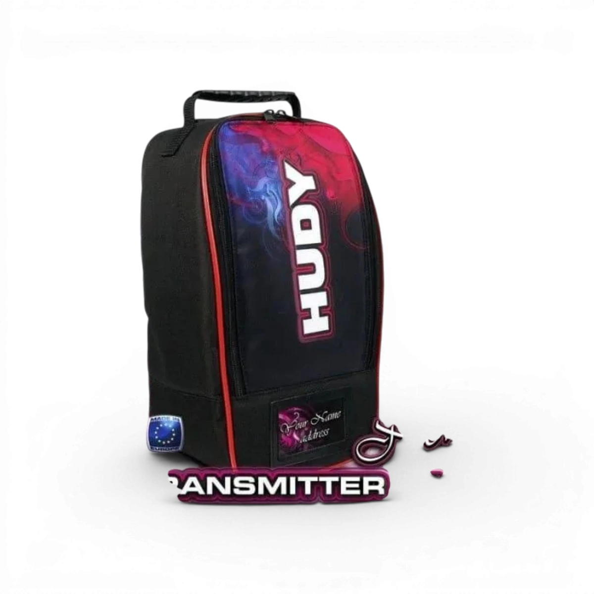 Sac de transport radio Hudy large, accessoire pratique pour transporter et protéger votre radio de manière sécurisée.