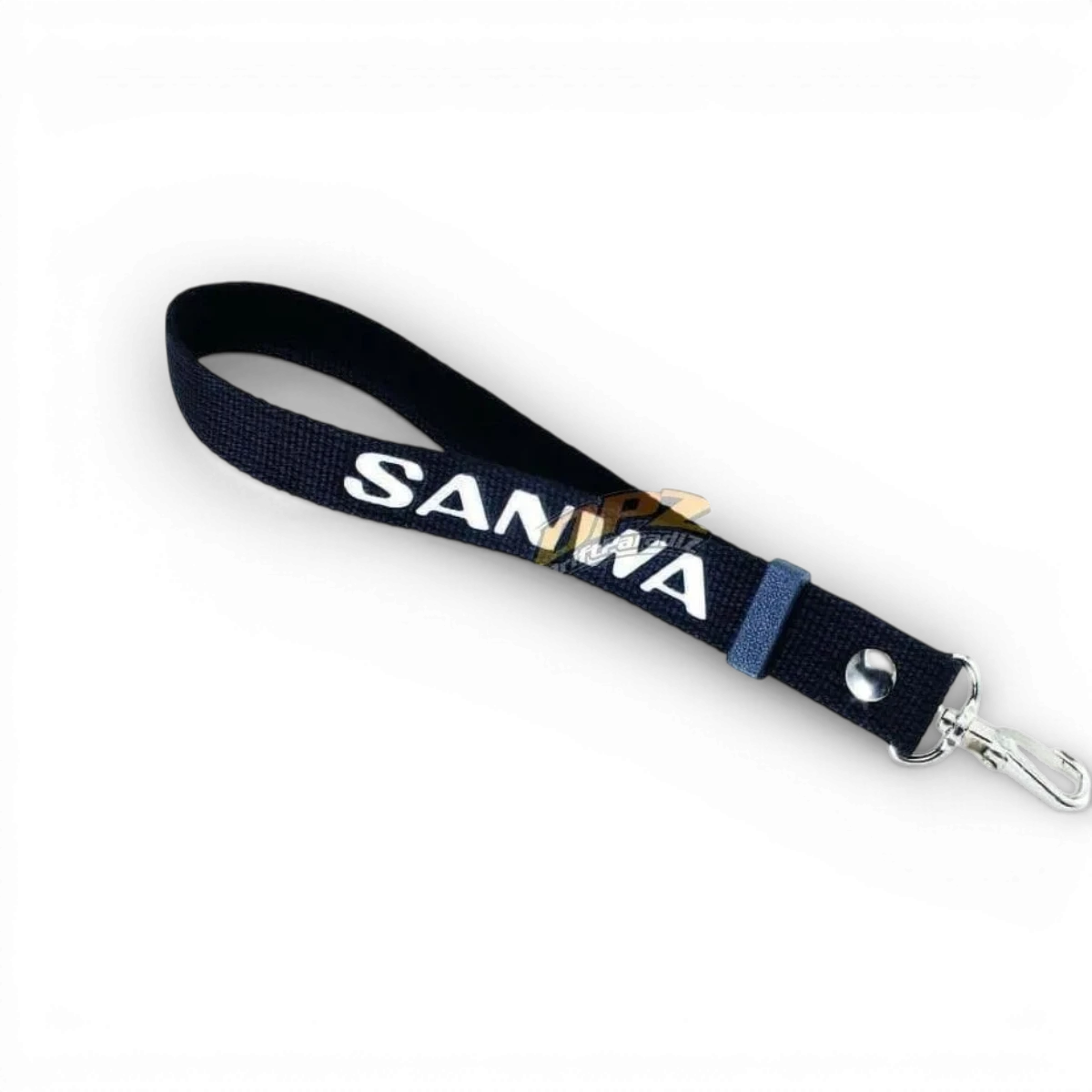 Sangle radio Sanwa S-107A, robuste et ajustable, conçue pour une prise sécurisée lors de l'utilisation de radio communication.