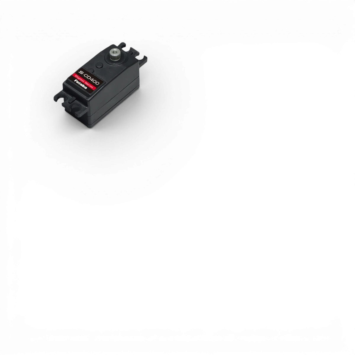 Servo Futaba CD400 profil bas pour drift, composant électronique avec design compact et léger, idéal pour véhicules RC.