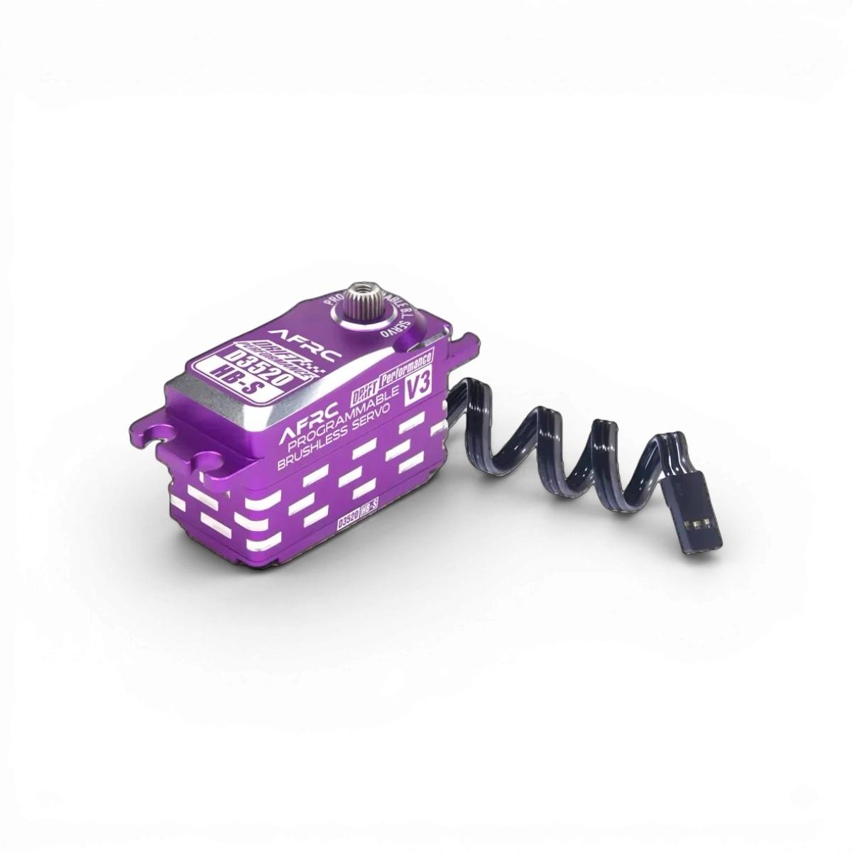 Servo D3520HB-S V3 sans balais programmable de la marque AFRC, électronique pour modèles RC, visible en image.