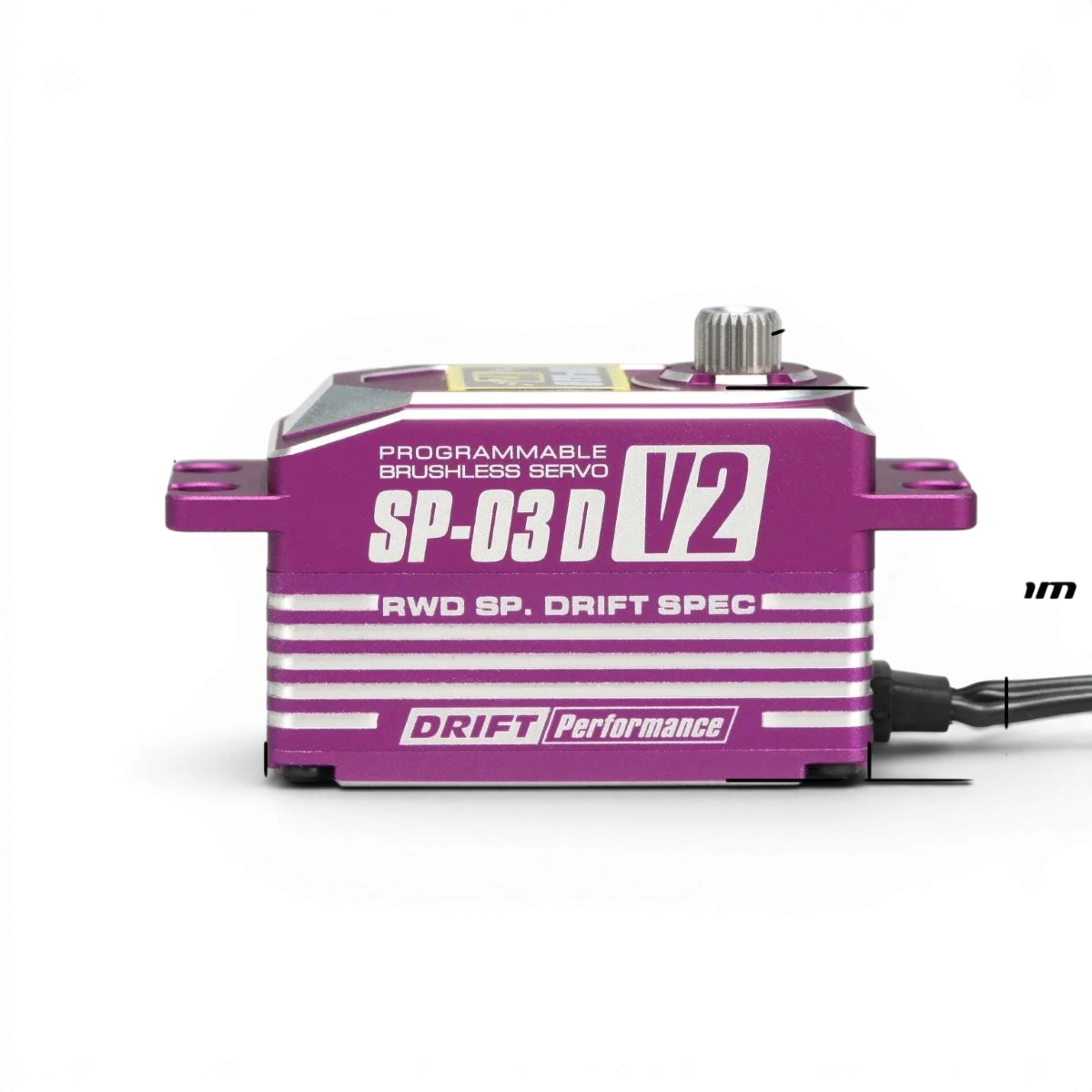 Servo SP-03D V2 RWD Drift Spec de Team Yokomo, servo électronique programmable sans balais pour voitures radiocommandées.