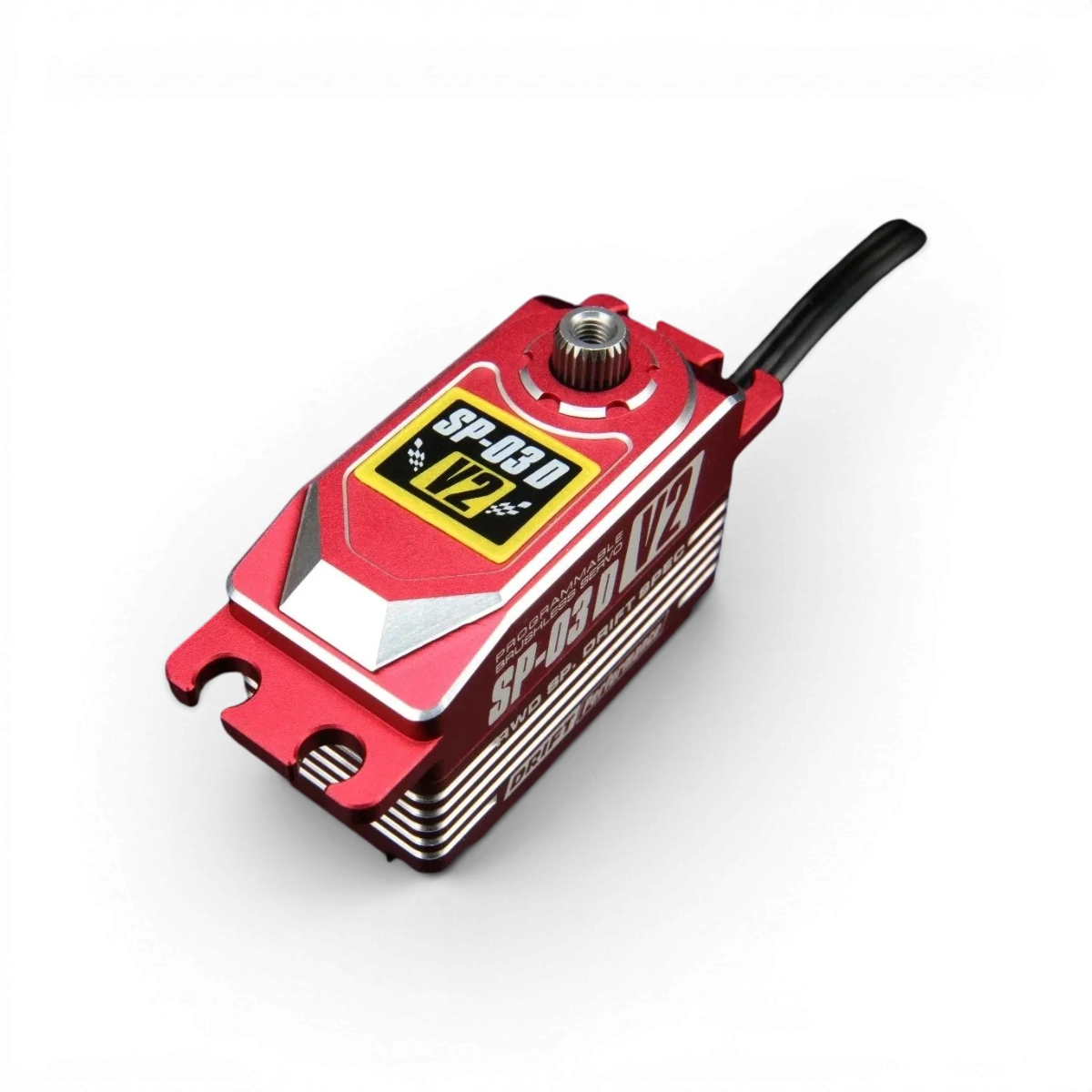 Servo SP-03D V2 RWD Drift Spec de Team Yokomo, servo électronique programmable sans balais pour voitures RC de drift.