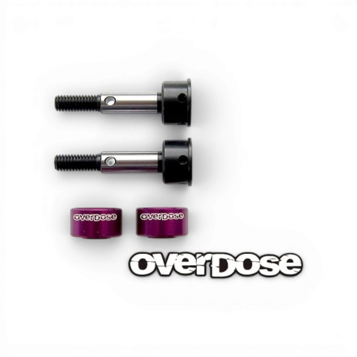 Ensemble d’axes de roue arrière Overdose pour GALM version 2, pièces détachées robustes en métal pour moto.