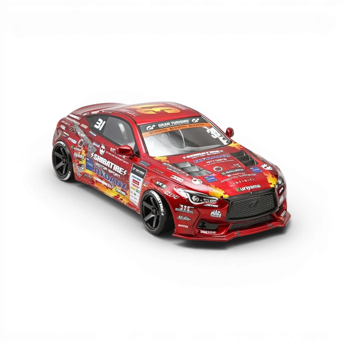 Ensemble de stickers SHIBATA DRIFT RACING TEAM 2023 pour personnalisation, avec logos et design sportifs pour voiture.