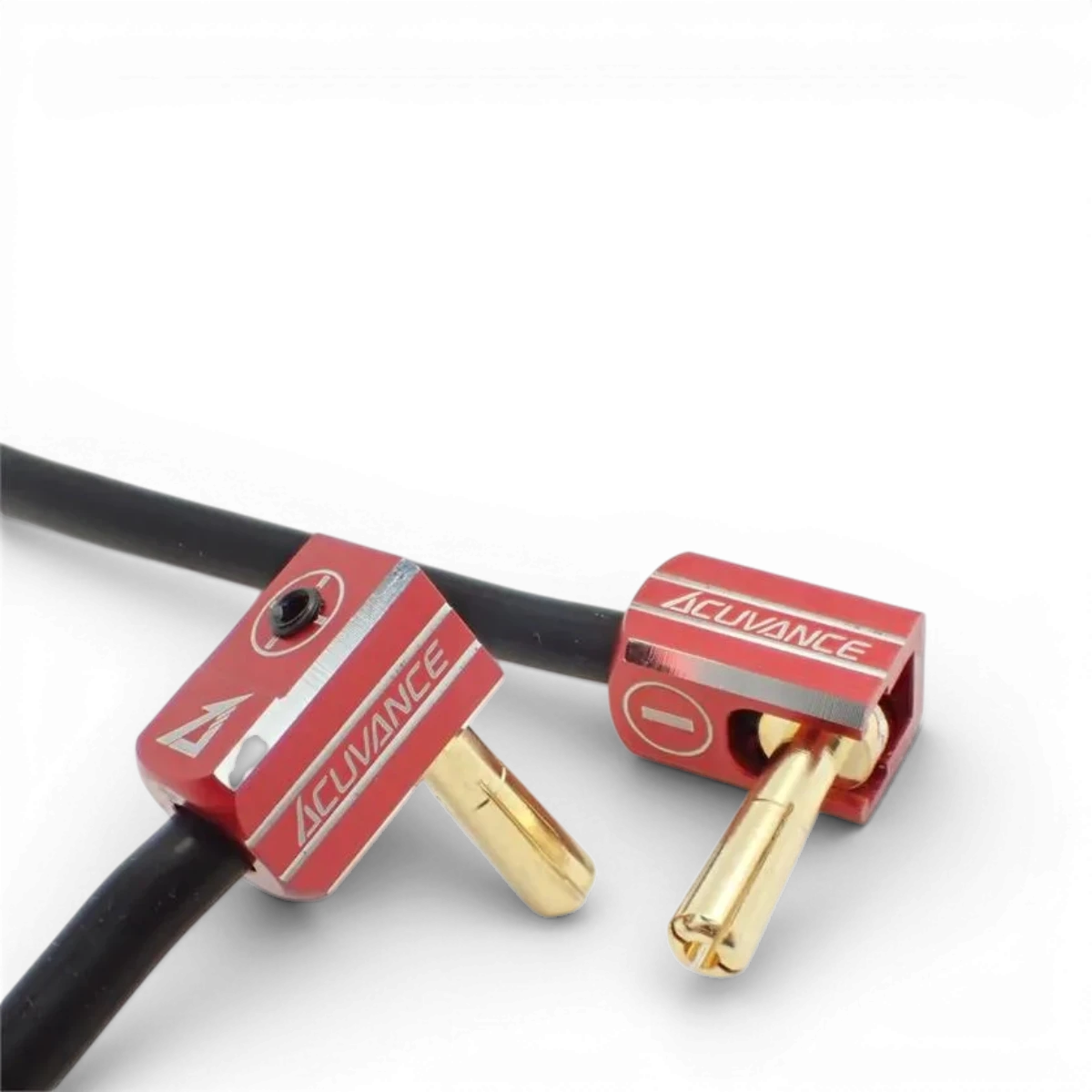 Ensemble de prises batterie PK 4mm avec dissipateurs en aluminium rouge pour électronique, de la marque Acuvance.