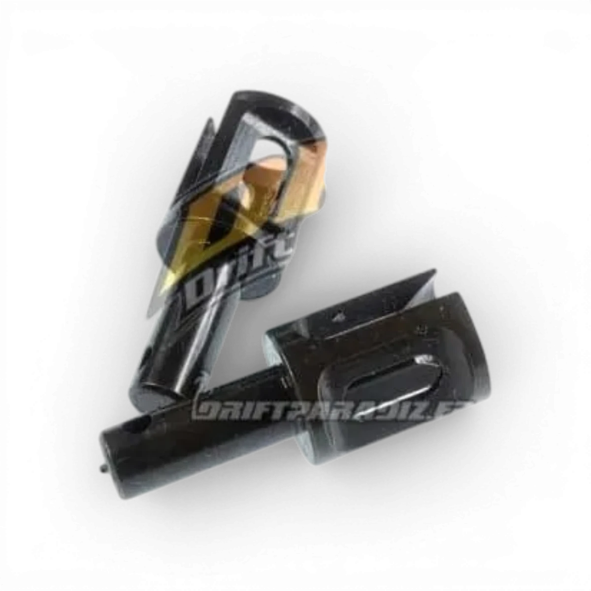 Sorties de différentiel D5 pour voiture RC, pièces détachées de la marque 3 Racing Sakura, en plastique noir.