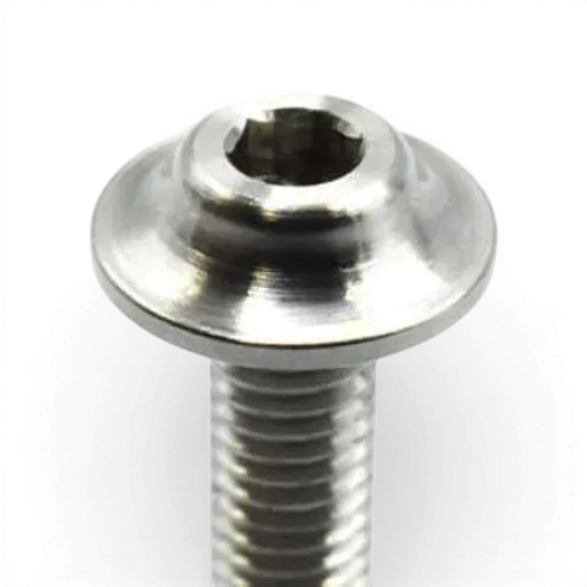 Vis titanes tête fraisée large 3x6 Team Reve D, pièce détachée pour fixation solide, en acier, lots de 4.