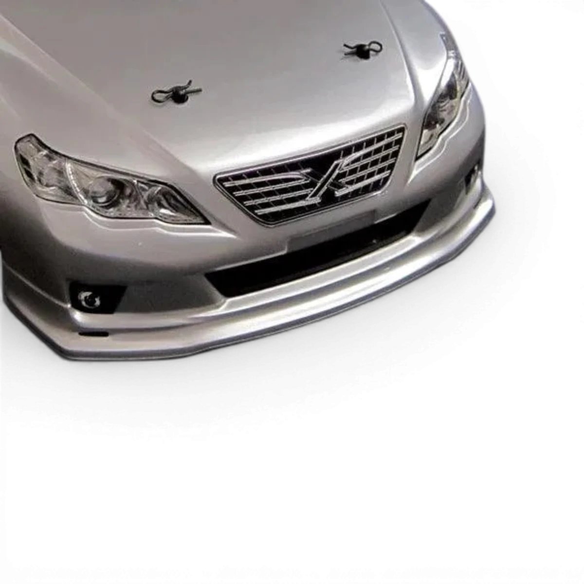 Autocollants 3D pour Toyota Mark II Mark X, accessoires de la marque Overdose, visibles sur la voiture.