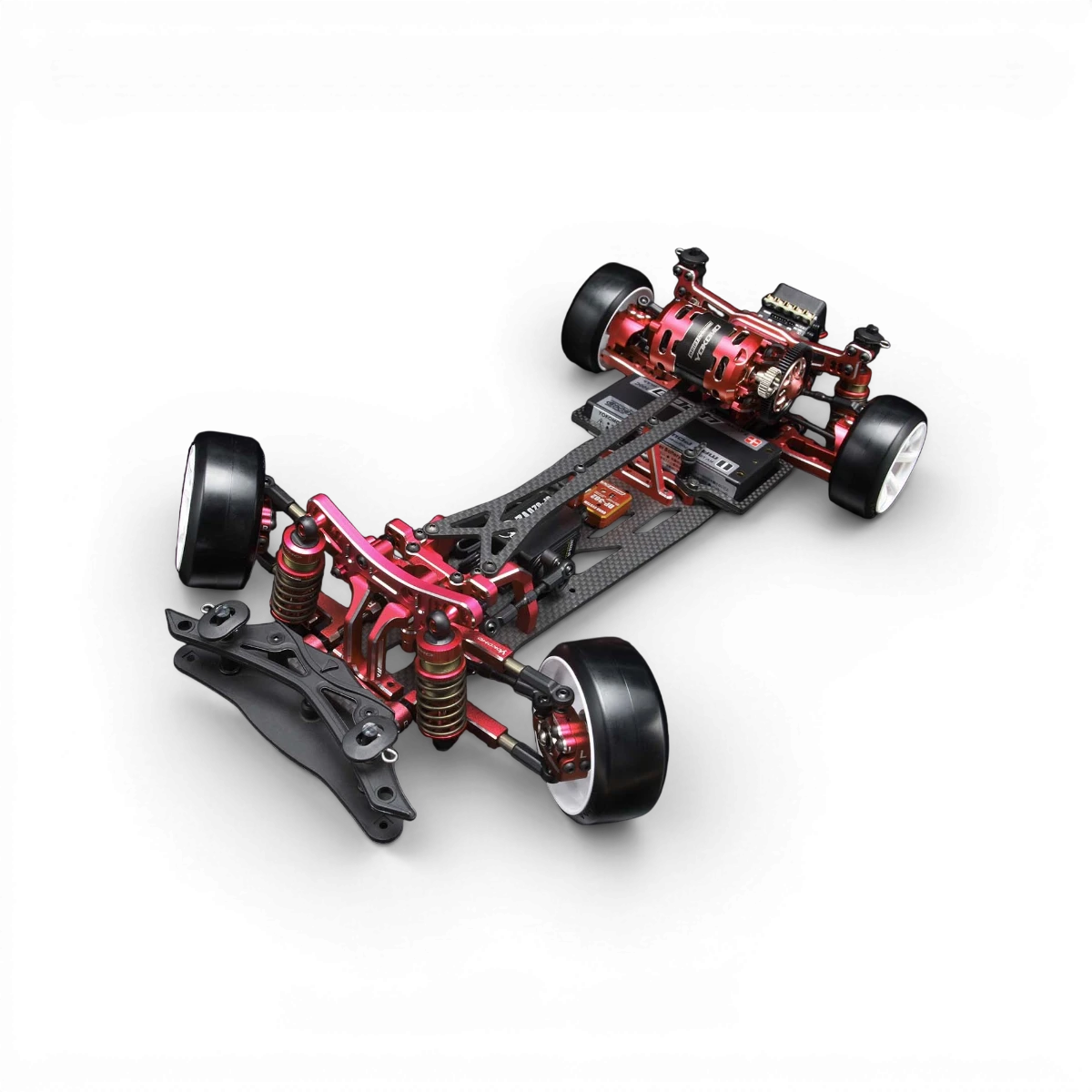 RC drift Super Drift SD3.0 Kit de compétition Team Yokomo, voiture RC pour drift avec détails visibles.