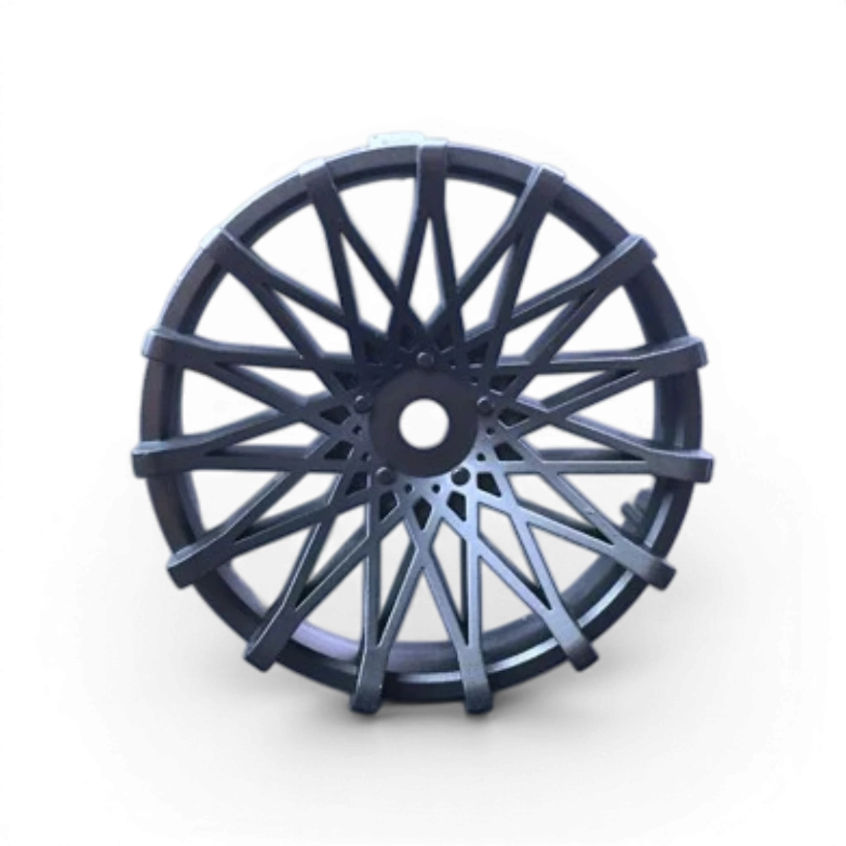 Centre de roue Super RIM Dahlia noir pour Tetsujin, design élégant et finition noire, adapté pour véhicules.