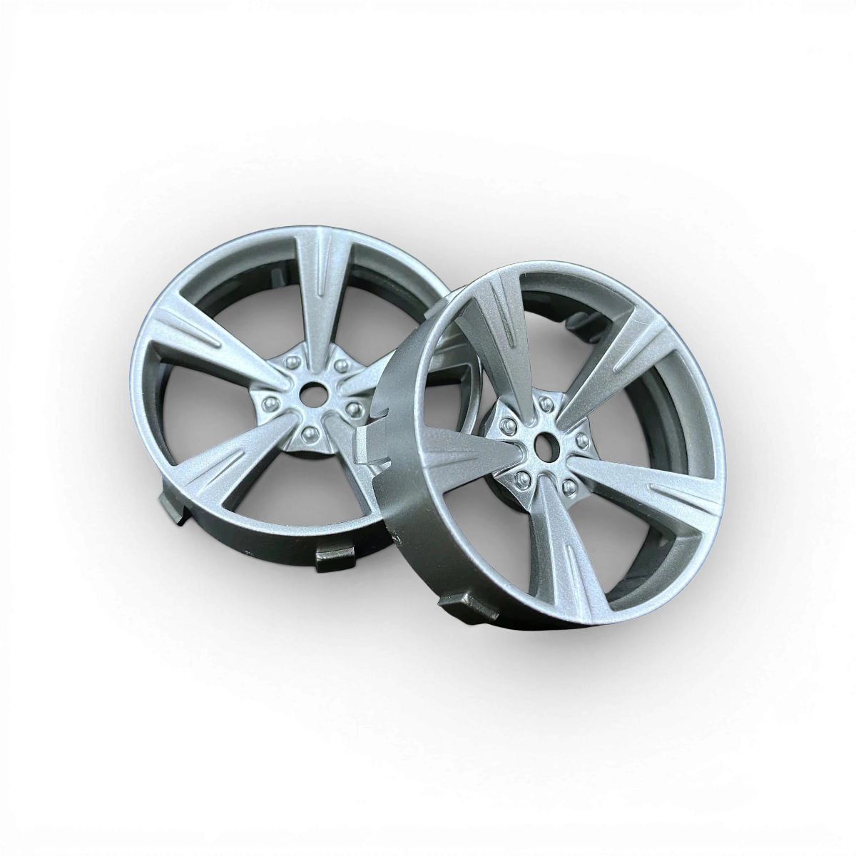 Centre de roue Super RIM Mandarin gris de Tetsujin, design élégant pour roues de vélo ou motos.