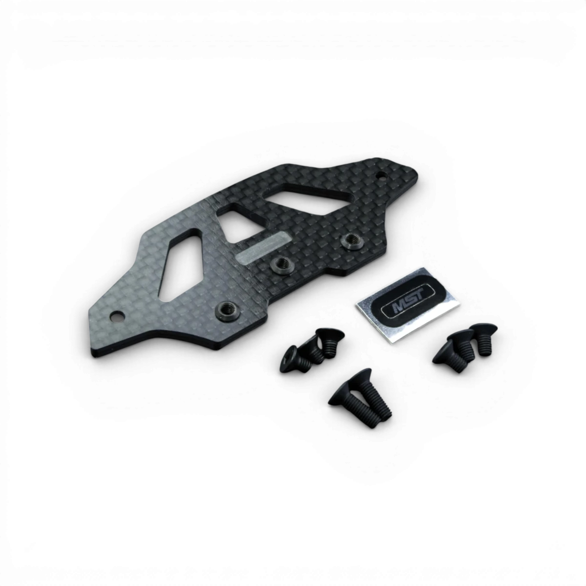 Support de pare-chocs en carbone de Max Speed Technology, pièce détachée pour voiture, aspect lisse et résistant en image.