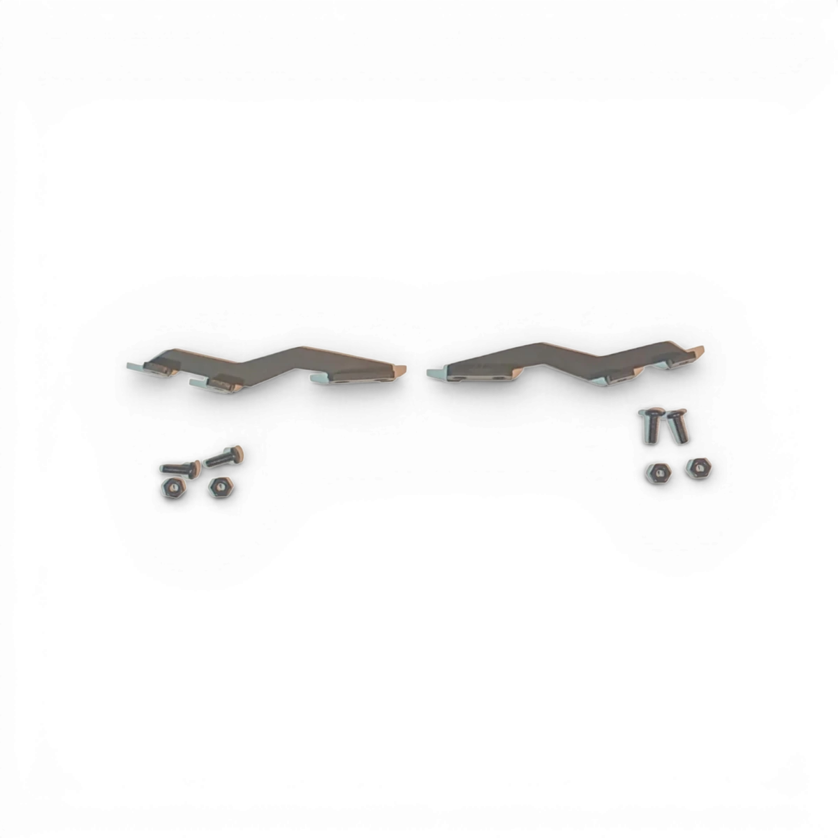 Support d’aileron en aluminium pour toit de garage Metal Garage, profil bas pour fixation solide et durable.