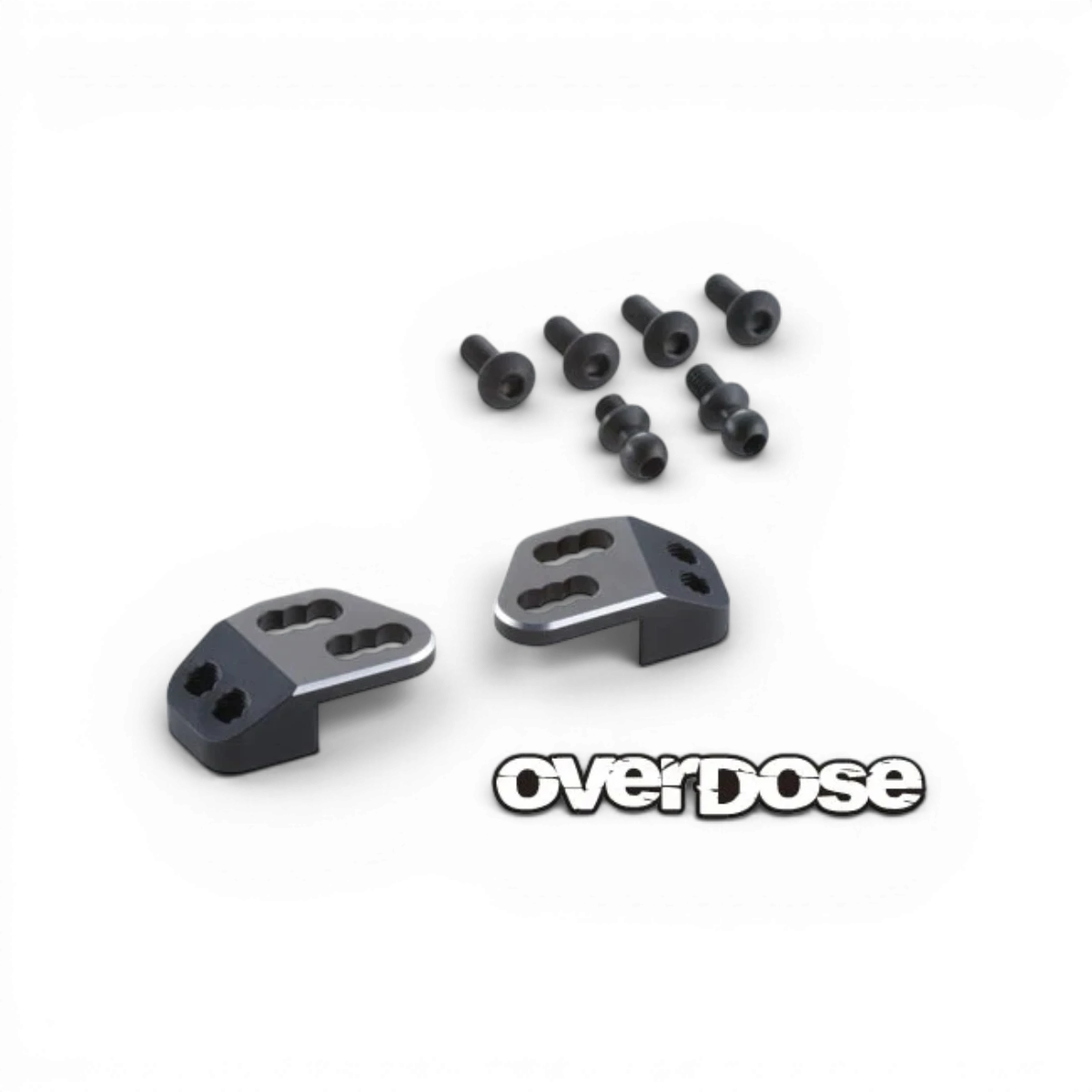Support de bras supérieur arrière large offset pour moto Overdose, pièce détachée robuste et durable, fixation fiable pour véhicule.