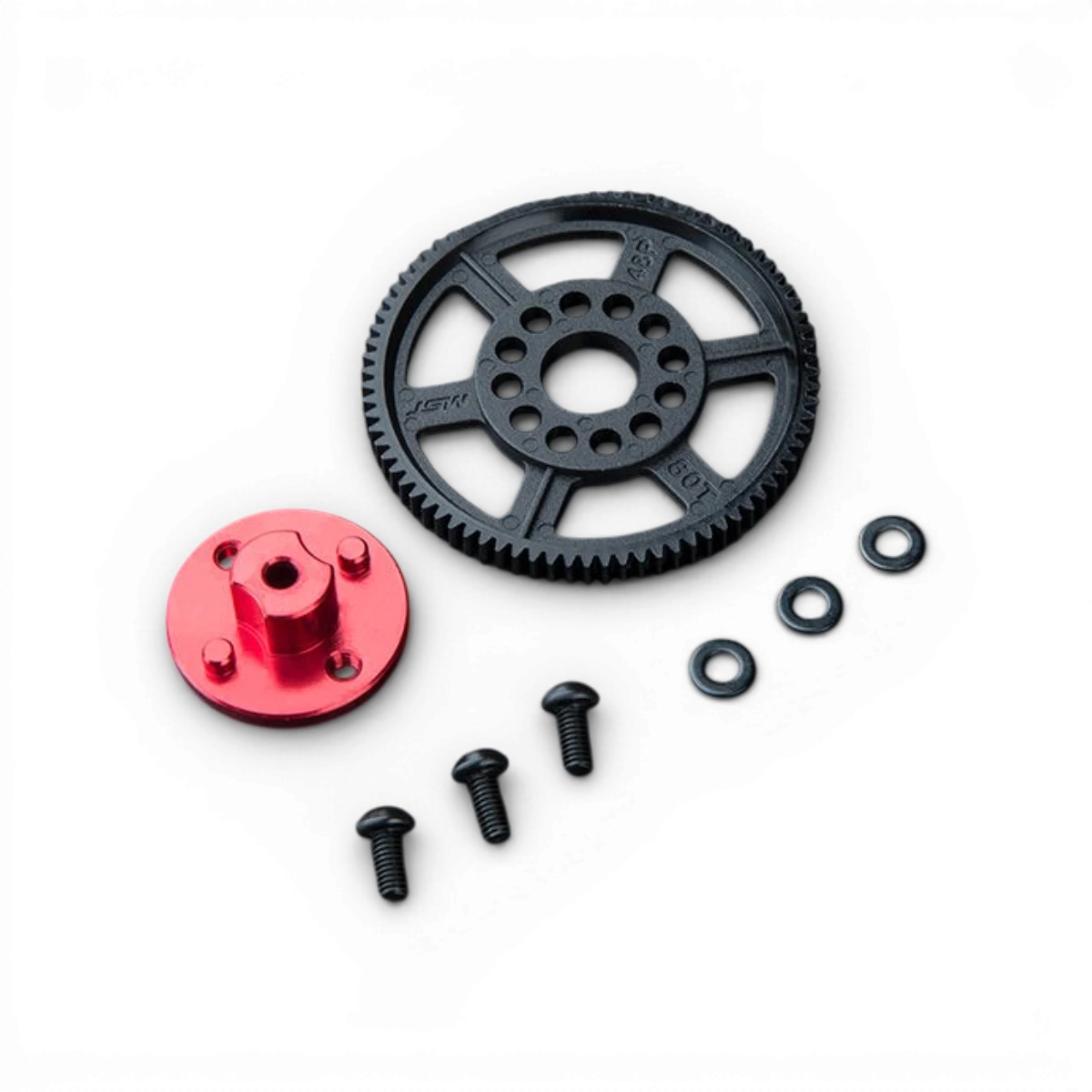 Support de couronne en aluminium RMX 4 de Max Speed Technology, pièce détachée pour vélo, visible avec fixation solide.