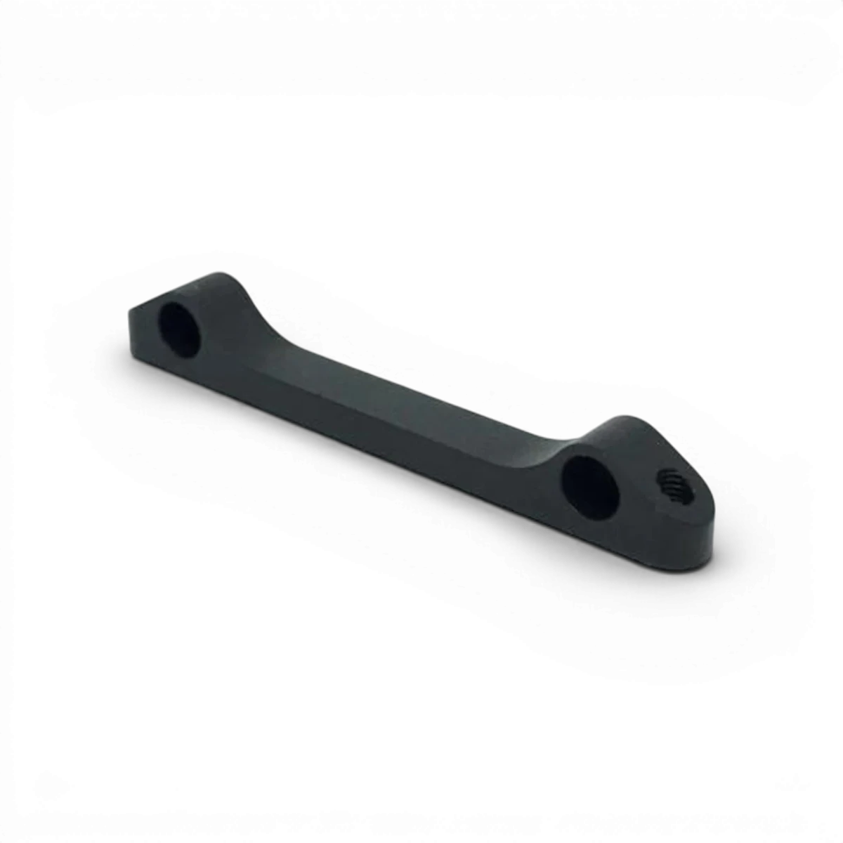 Support de suspension en aluminium noir SHIBATA GRK, pièce détachée robuste pour fixation et stabilité.