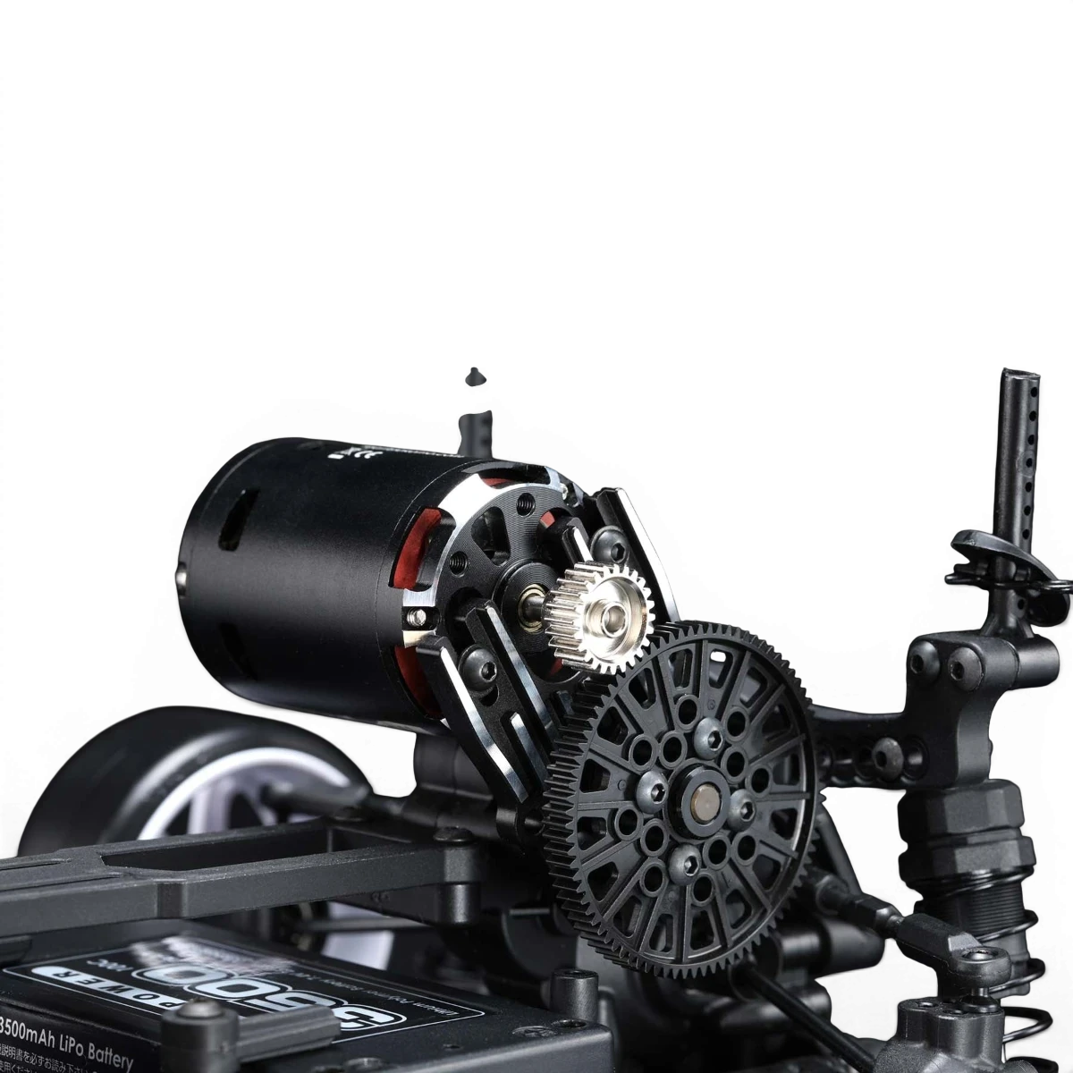 Support moteur en aluminium avec dissipateur thermique pour RD / SD, pièce détachée de Team Yokomo.